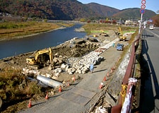 ［右京区嵯峨］　嵯峨根固め工事